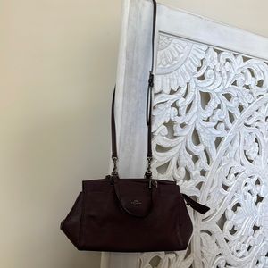 Vintage Coach leather satchel bag